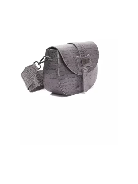 Torebka crossbody Pompei Donatella skórzana biznesowa szara
