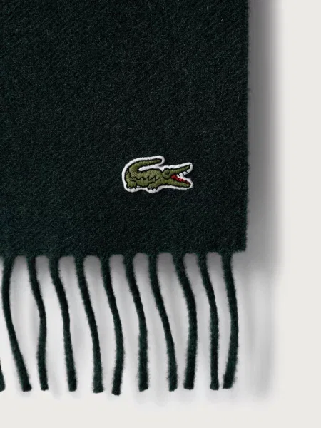 Lacoste fular lână verde