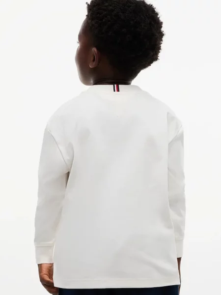 Тениска с дълъг ръкав Tommy Hilfiger бяло