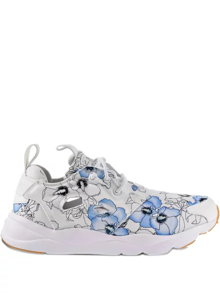 Sneakerși Reebok cu model floral alb