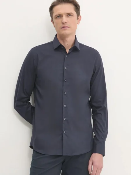 Srajca Calvin Klein mornarsko modra