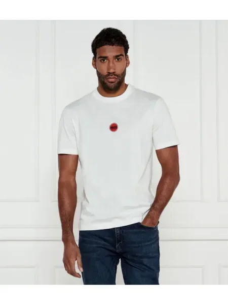 HUGO Tricou Derdcho alb