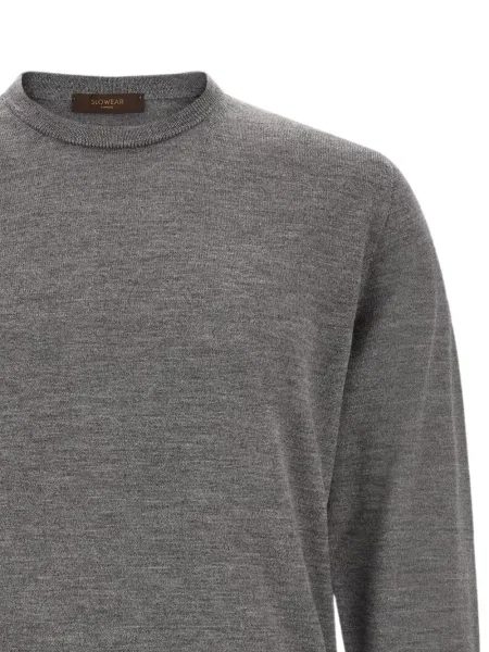 Tricou Slowear cu decolteu rotund gri