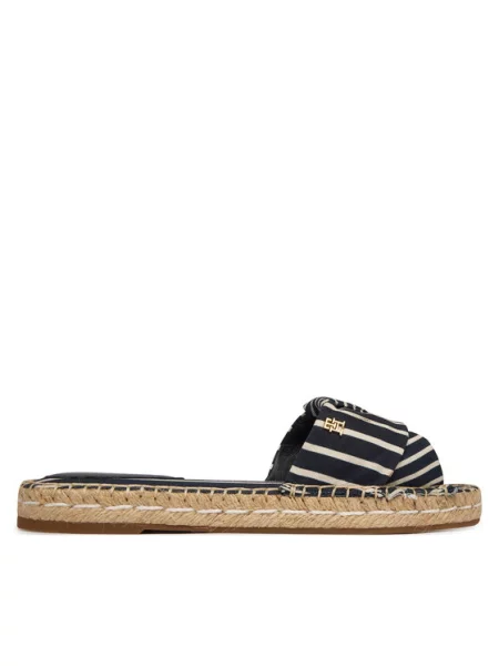 Tommy Hilfiger Natikači Canvas Mornarsko modra