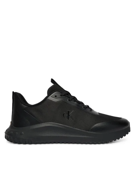 Blugi Calvin Klein din dantelă negru