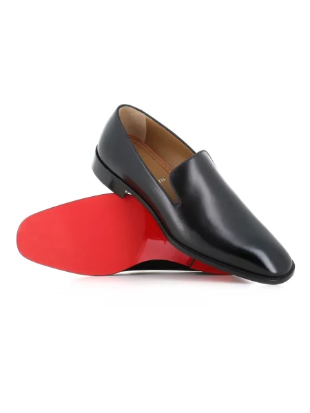 Półbuty Christian Louboutin biznesowe czarne