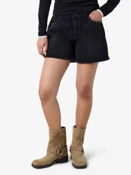 Noisy may Džínsy NMSMiley denim čierny