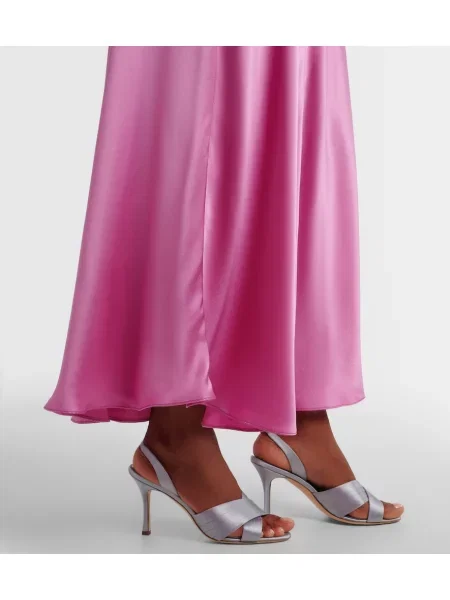 Rochie de cocktail Rodarte de mătase roz