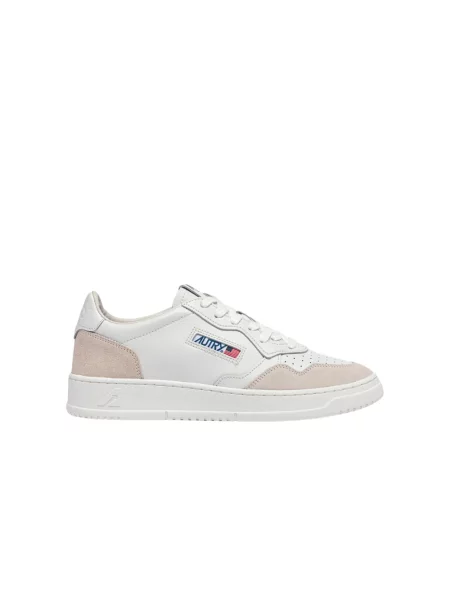 Sneakersy Autry skórzane białe