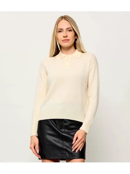 Tricou polo Marella Sport de lână