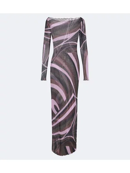 Rochie maxi Pucci din tul