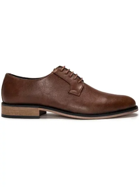 Šněrovací polobotky Nae Vegan Shoes hnědé