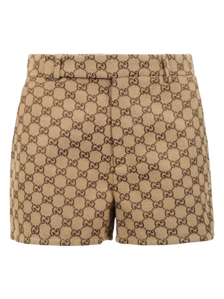 Szorty Gucci płócienne beżowe