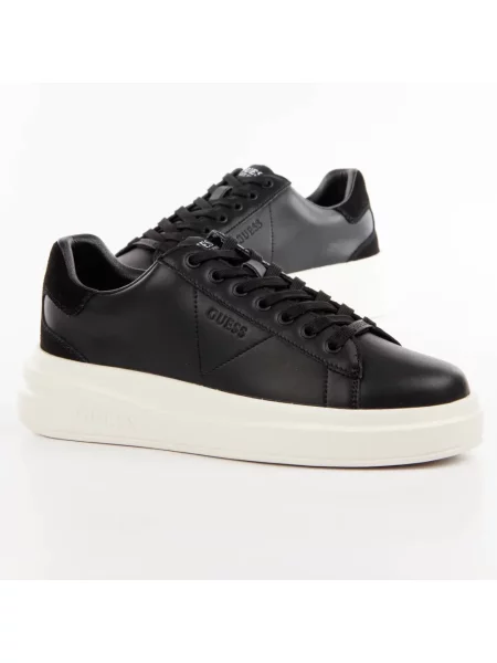 Sneakersy Guess skórzane czarne