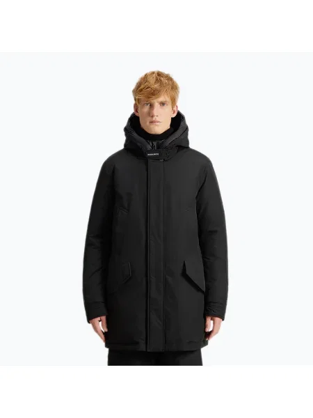 Парка Woolrich с висока яка черно