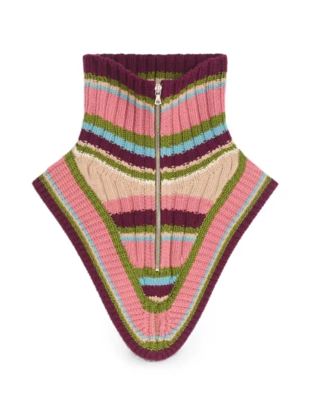 Gulerat fular Dries Van Noten de lână roz