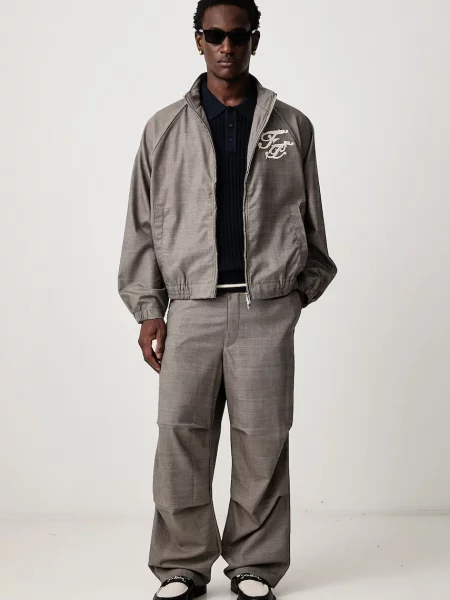 Filling Pieces μεταβατικό μπουφάν με πρόσμιξη μαλλιού Ανδρικό μπεζ
