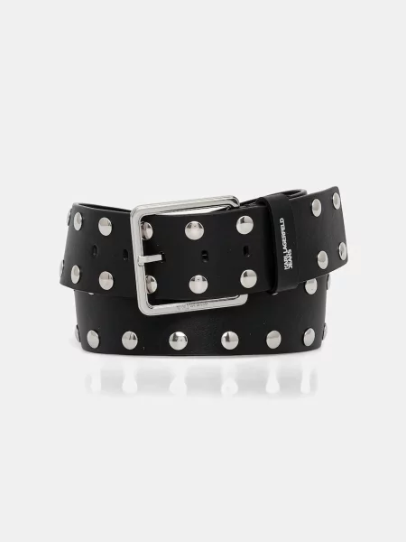 Кожен Karl Lagerfeld Jeans черно