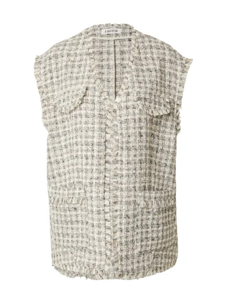 EDITED Vestă Umina negru alb