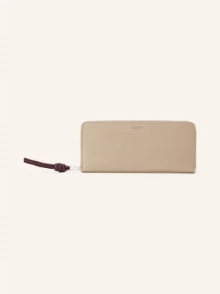 Loewe Peněženka černošedá / stříbrná / tmavě fialová