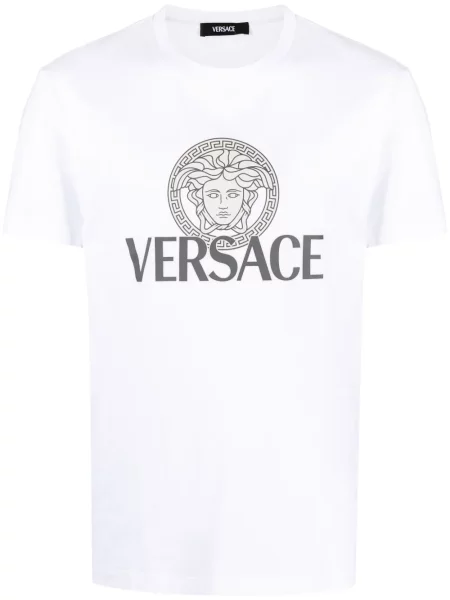 Tricou Versace cu imagine alb