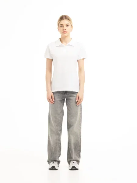 Футболки і поло Fruit of the loom бавовна/поліестер білий