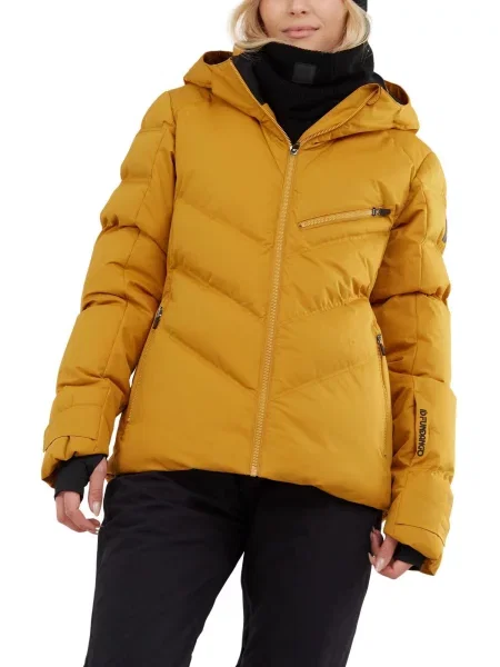 Kurtka narciarska Fundango Elyra Padded brązowa