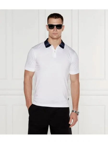 BOSS BLACK Polo H-Phillipson alb