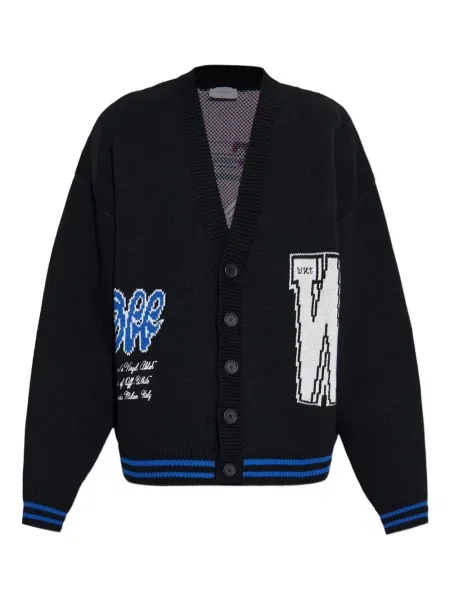 Cardigan Off-white tricotate alb