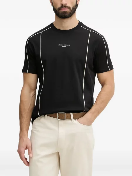 Tricou Armani Exchange cu imagine negru