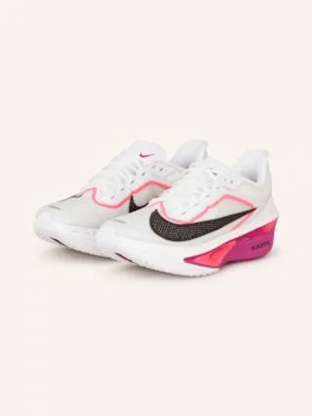 Nike Běžecké Boty Zoom Fly 6 bílá/ neonově růžová/ černá bílé