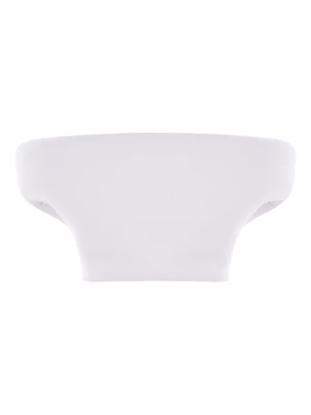 Top Duran Lantink z odkrytymi ramionami biały