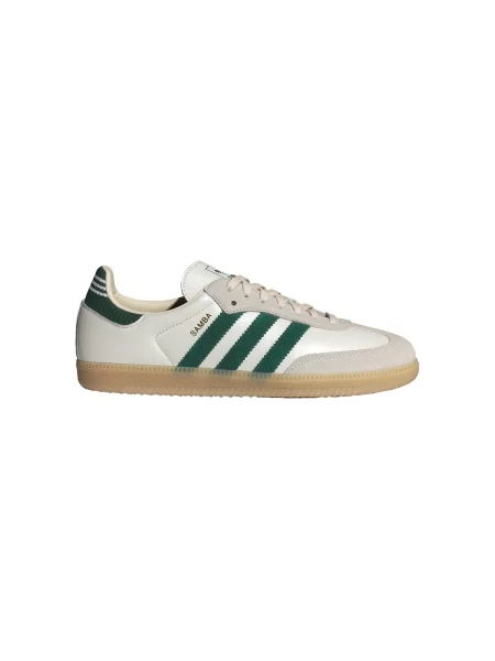 Tenisky adidas Samba Og Cloud White/ Collegiate Green/ Gum EUR 43 bílé