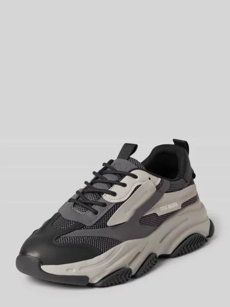 Sneakersy ze skóry bydlęcej nappa z podeszwą na platformie Steve Madden