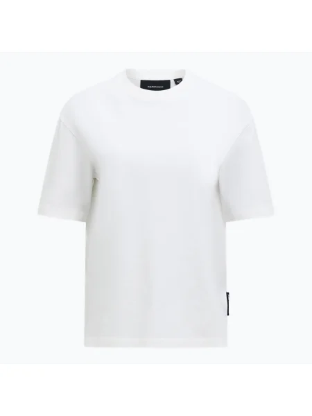 Дамска тениска Peak Performance Heavy Cotton off white бяло
