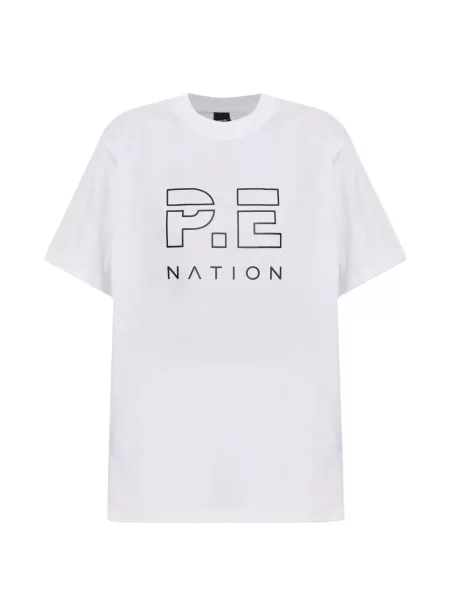 Tricou P.e Nation cu imagine alb