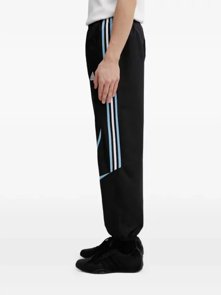 Košulja Adidas s platformom s printom s kapuljačom žuta