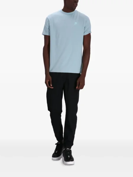 Tricou Karl Lagerfeld cu broderie albastru