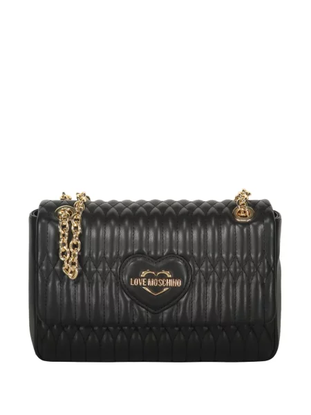 Colier Love Moschino matlasat negru