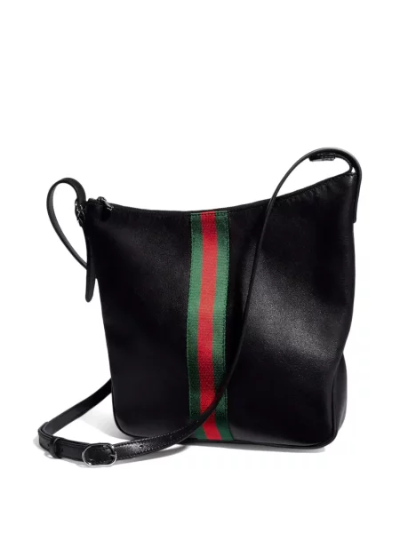 Geantă Gucci din piele cu dungi negru