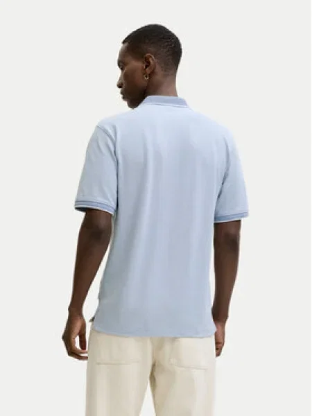 Polokošeľa Jack & Jones modrá