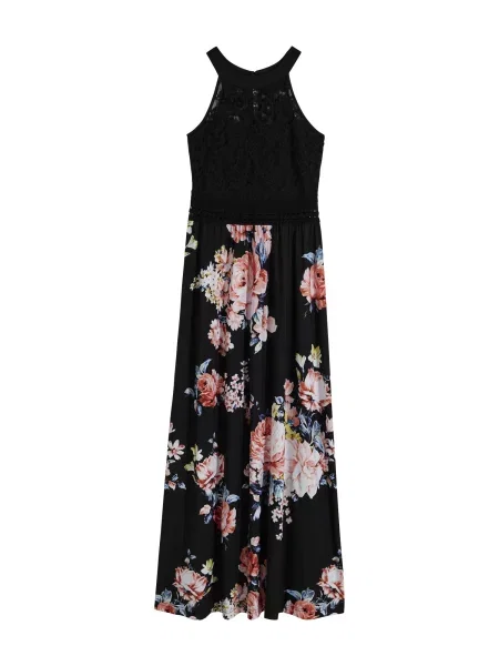 Bonprix Rochie safir / oliv / portocaliu somon negru