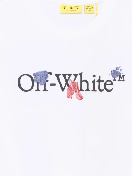 Koszulka dziecięca Off-white biała