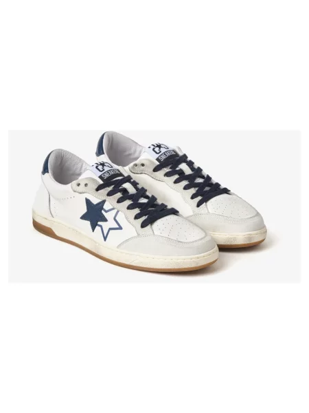 Sneakersy 2star skórzane białe