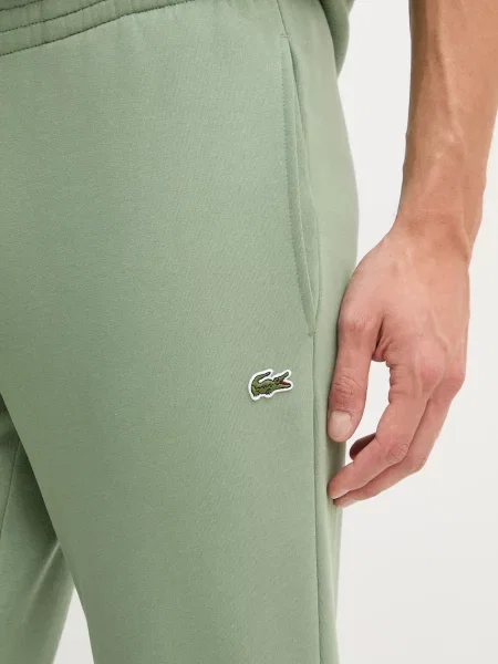 Спортивні штани Lacoste однотонна бежевий