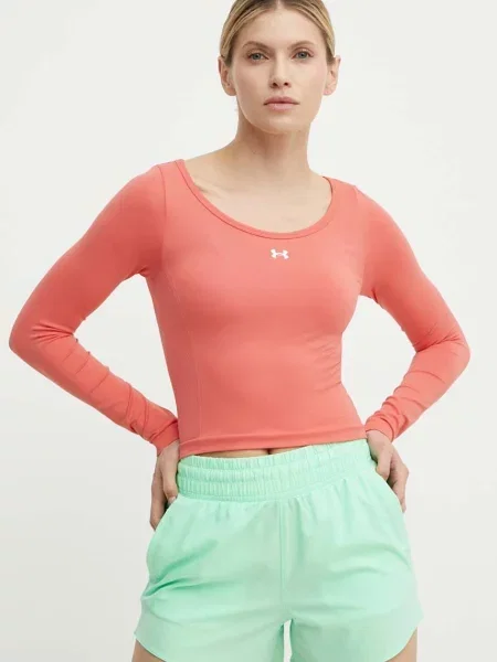 Under Armour longsleeve treningowy Train Seamless pomarańczowy