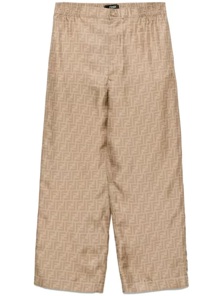 Pantaloni Fendi de mătase