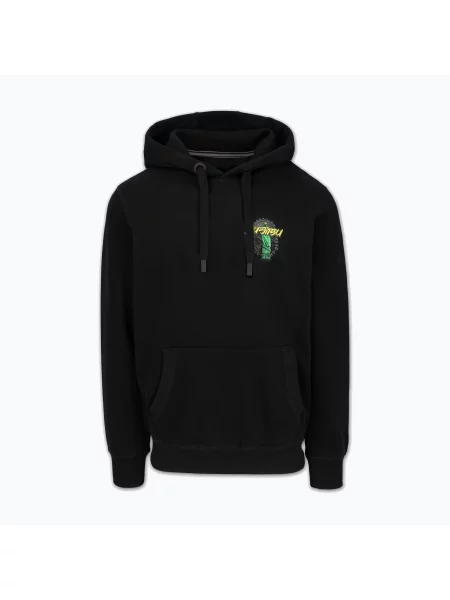 Hanorac pentru bărbați Pitbull Bjj Fight Dvsn Hooded black negru