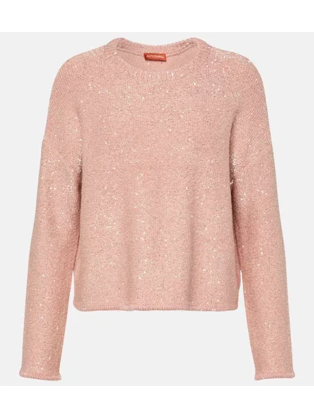Pulover Altuzarra tricotate roz