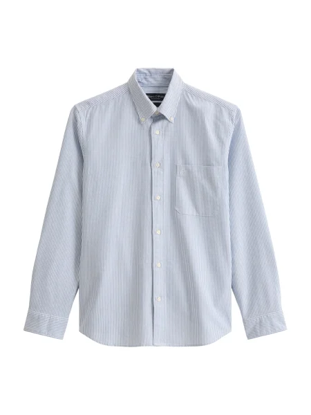 Marc O'Polo Cămașă albastru deschis alb